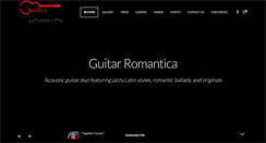 Desktop Screenshot of guitarromantica.com